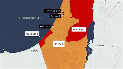 israel hamas war map live